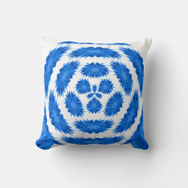 Fantasy in Blue Cushion (Front)