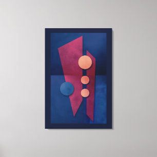 'Fantasy In G Major' Abstract Art Canvas Print