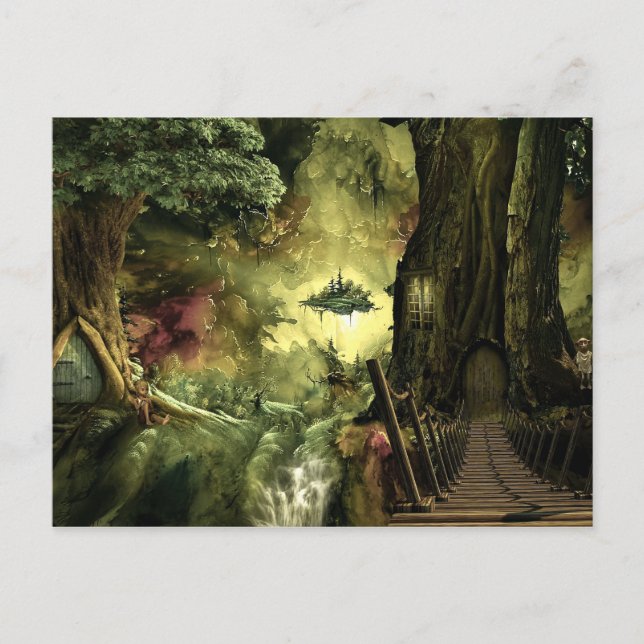 Fantasy in the Amazon Postcard (Front)
