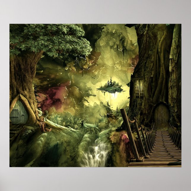 Fantasy in the Amazon Poster (Front)