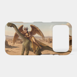 Fantasy Inanna with dinosaur