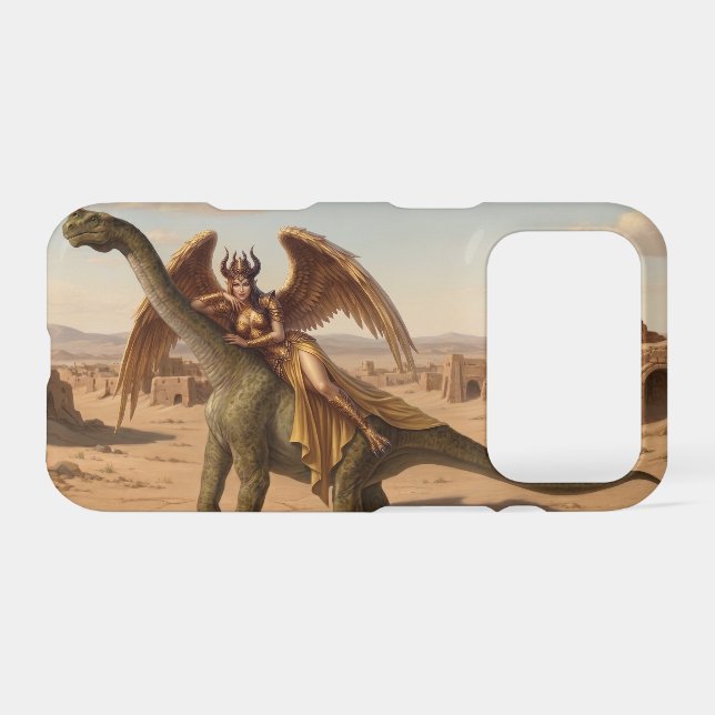 Fantasy Inanna with dinosaur  (Back Horizontal)