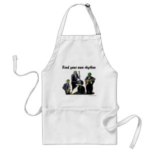 Fantasy Jazz Blues Musicians Music Art Apron