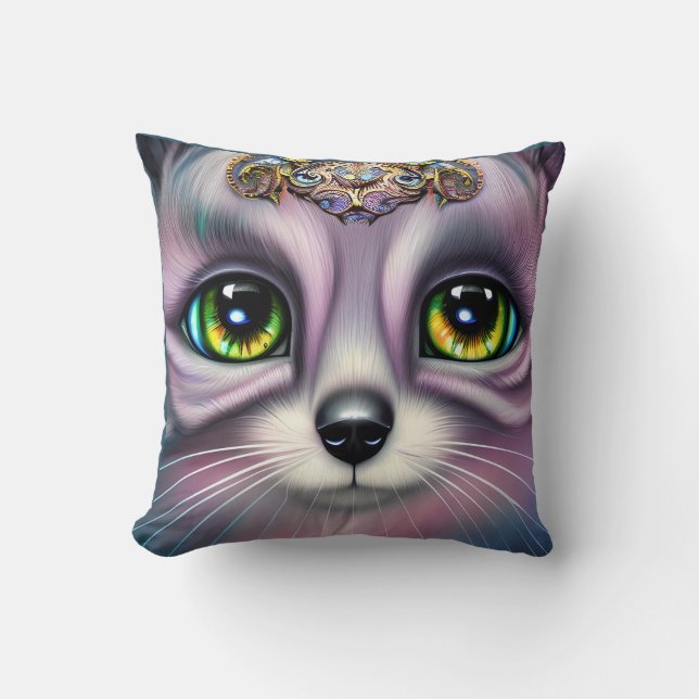 Fantasy Kitten Cushion (Front)