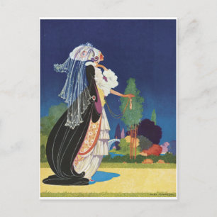 "Fantasy Lady" Vintage Postcard