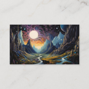 Fantasy landscape business card