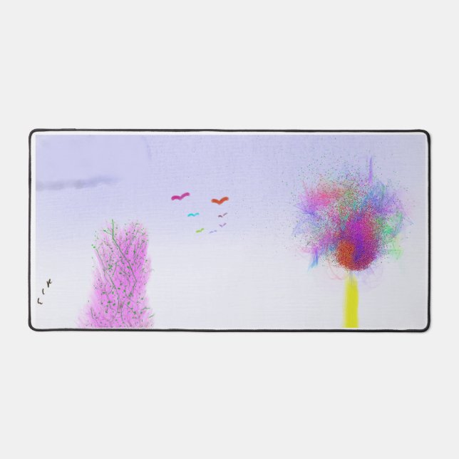 Fantasy Landscape Escape Desk Mat (Front)