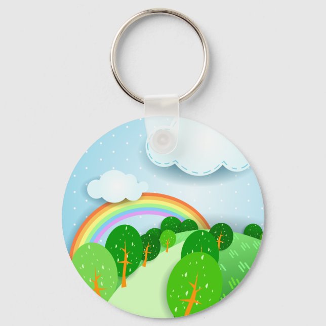 Fantasy landscape, keychain (Front)