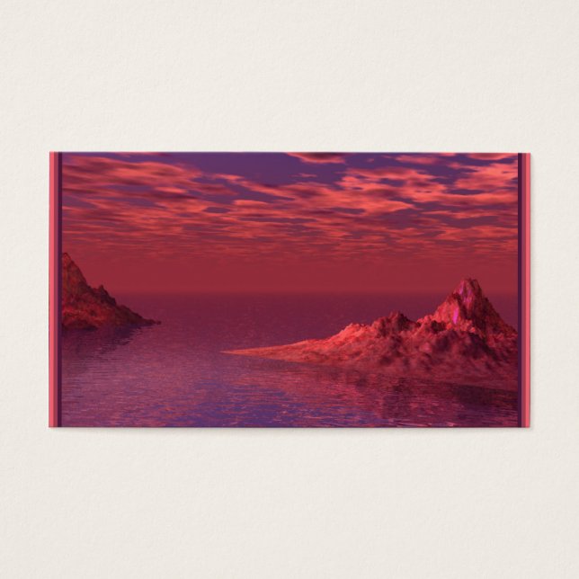 Fantasy Landscape - Mountains at Dawn (Front)