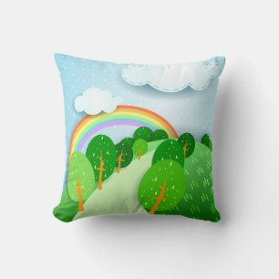 Fantasy landscape, pillow