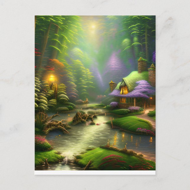 Fantasy Landscape Postcard (Front)