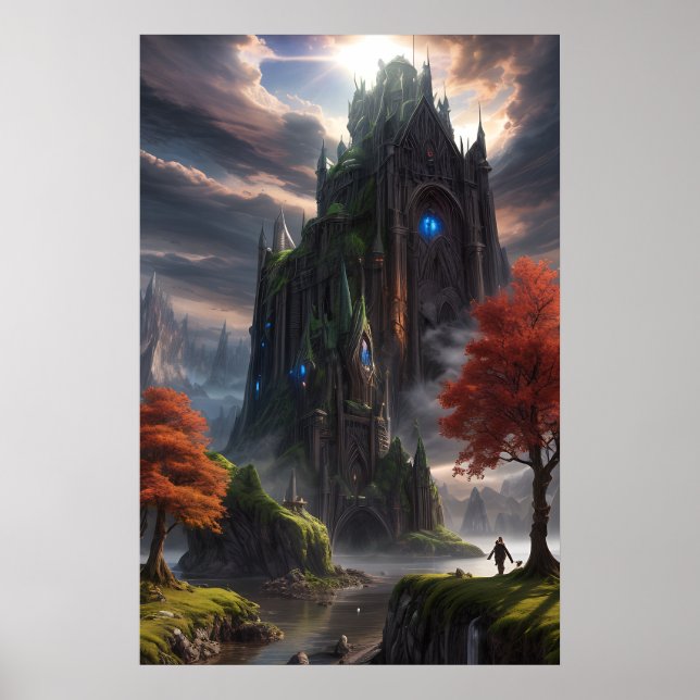 Fantasy Landscape Poster (Front)
