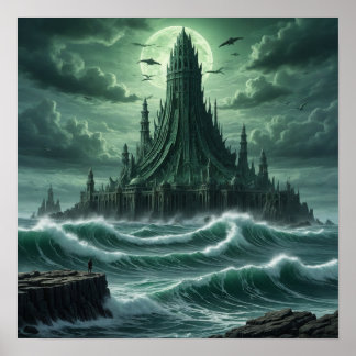 Fantasy Landscape Poster