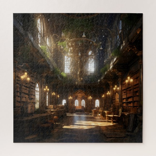 Fantasy Library Jigsaw Puzzle (Vertical)