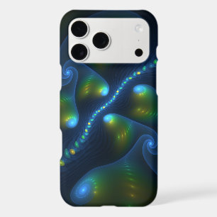 Fantasy Lights Abstract Blue Green Yellow Fractal