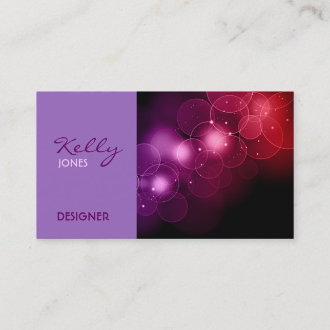 Fantasy Lights Business Card (Front)