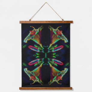 Fantasy Lily Abstract Flower Art Hanging Tapestry