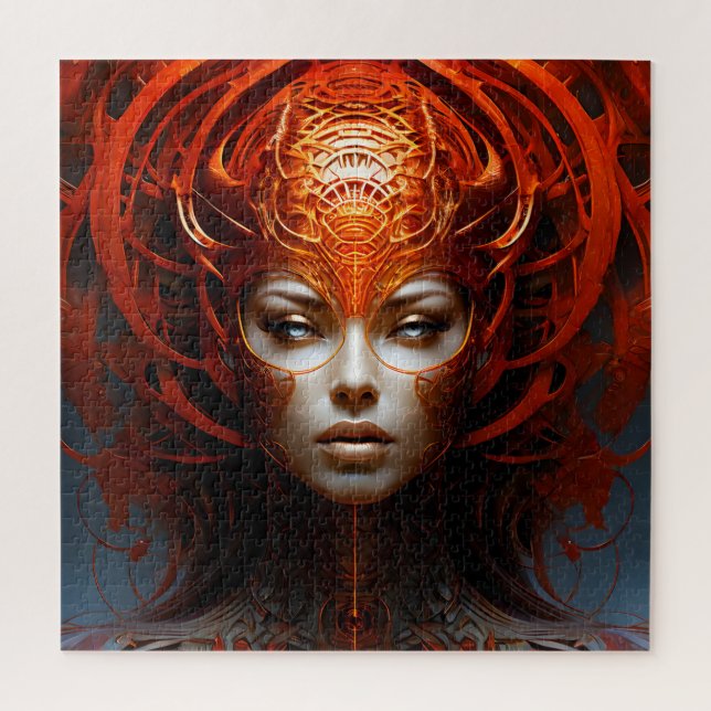 Fantasy magic art woman jigsaw puzzle (Vertical)