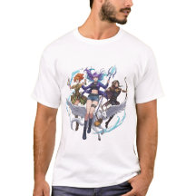 Fantasy Magic Trio PNG, Anime Style Wizard, Archer