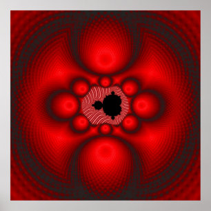 Fantasy Mandelbrot Fractal Image Poster