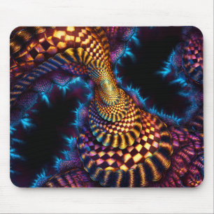 Fantasy Mandy Funnels Blue Spikes Mouse Mat