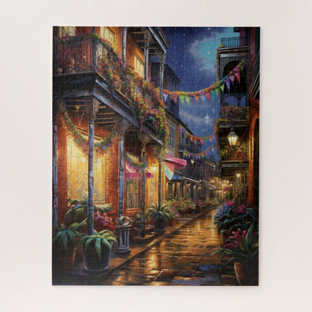 Fantasy Mardi Gras Colors  Jigsaw Puzzle (Vertical)