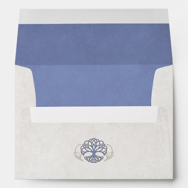Fantasy Mediaeval Celtic Wedding Envelope (Back (Bottom))
