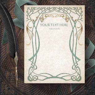 Fantasy Mediaeval Celtic Wedding Flyer