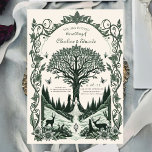 Fantasy Mediaeval engraving Art Wedding  Invitation<br><div class="desc">Retro  Mediaeval engraving Art Wedding</div>