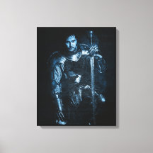 Fantasy Mediaeval Warrior In Armour Illustration 