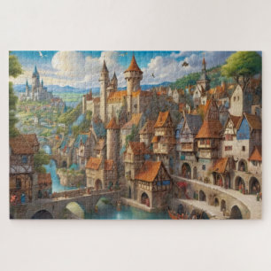 Fantasy Medieval City  Jigsaw Puzzle