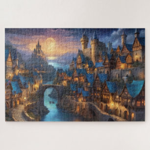 Fantasy Medieval Night  Jigsaw Puzzle
