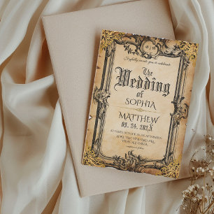Fantasy Medieval Wedding Invitation