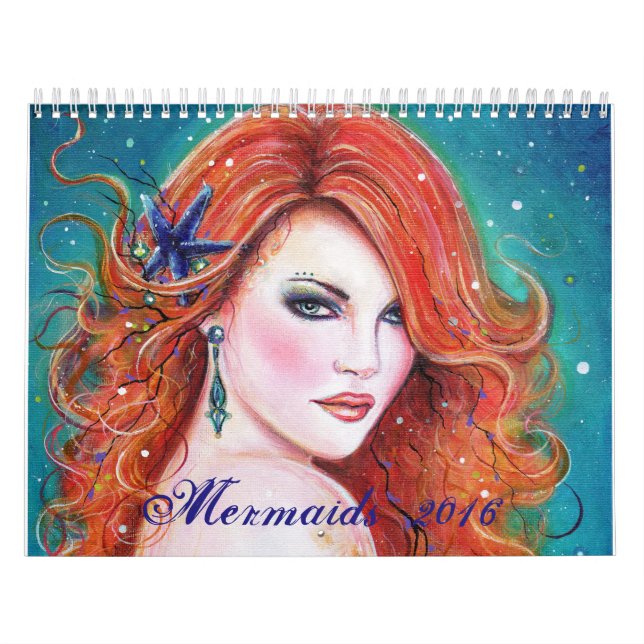 Fantasy mermaid calender 2016 by Renee Lavoie Calendar (Cover)