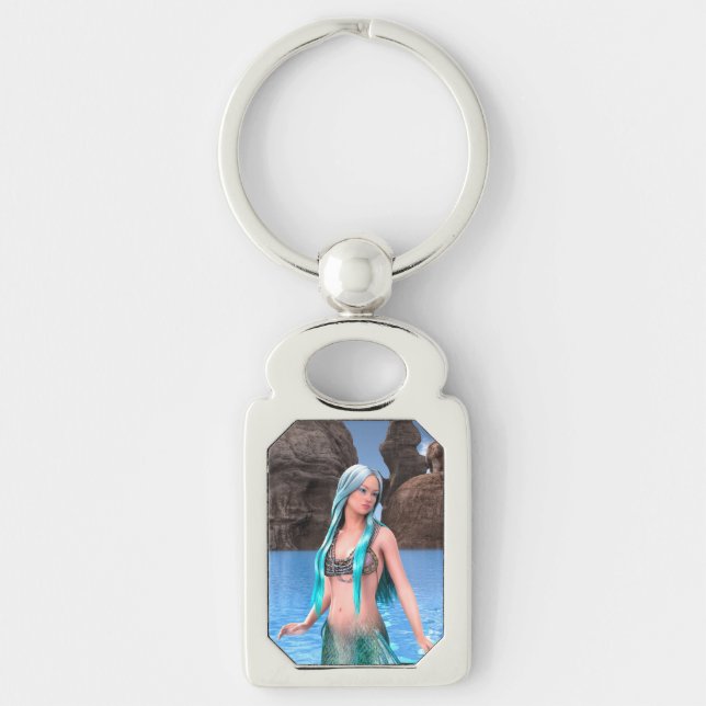 Fantasy Mermaid Key Ring (Front)