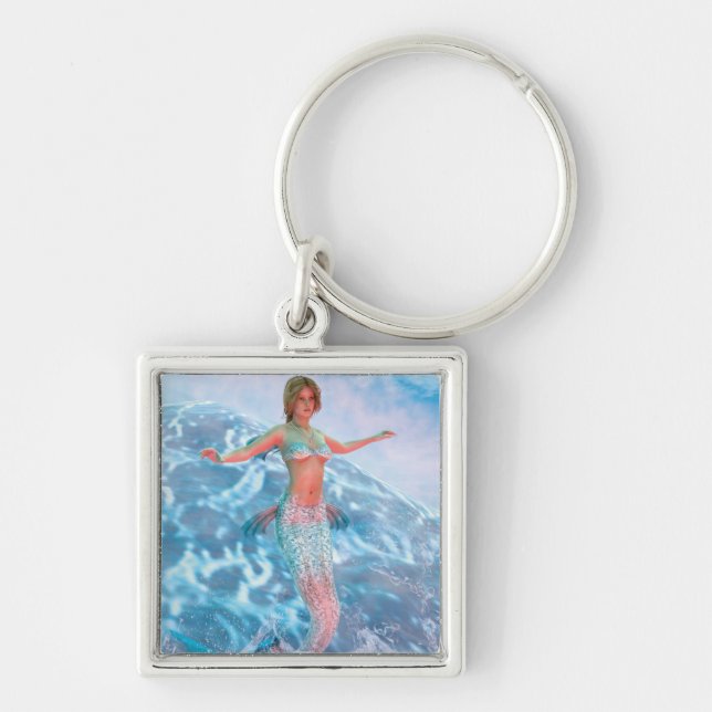 Fantasy Mermaid Key Ring (Front)