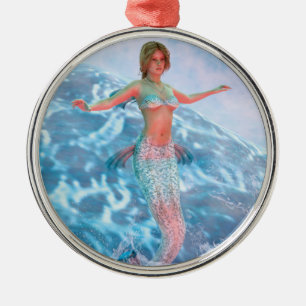 Fantasy Mermaid Metal Tree Decoration