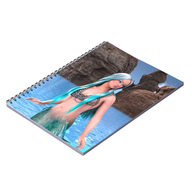 Fantasy Mermaid Notebook (Left Side)