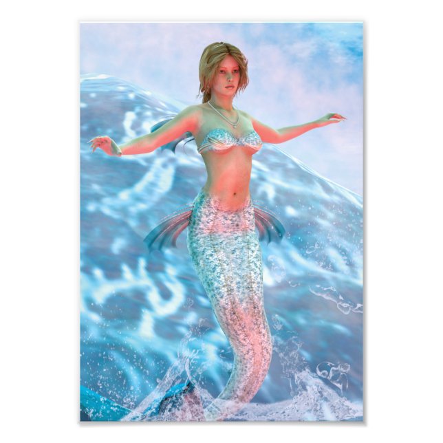 Fantasy Mermaid Photo Print (Front)