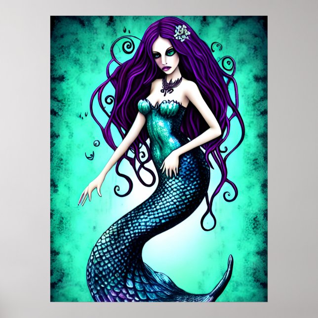 Fantasy Mermaid Poster (Front)