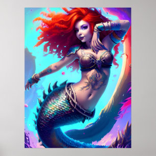 Fantasy Mermaid Poster