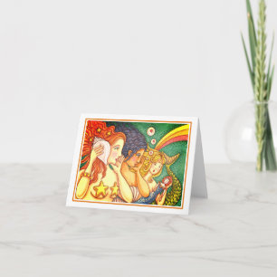 FANTASY MERMAID SISTERHOOD SHARING SECRET WISDOMS CARD
