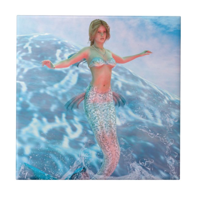Fantasy Mermaid Tile (Front)