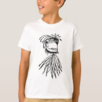Fantasy monster sketchy drawing