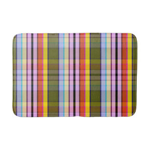 Fantasy Mood Plaid LD Bath Mat