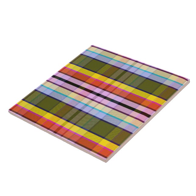 Fantasy Mood Plaid LD Tile (Side)