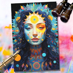 Fantasy Moon Girl 2 Decoupage Paper