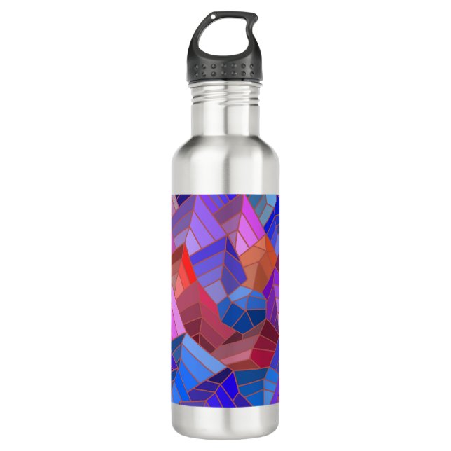 Fantasy Mountains View from the Sky 710 Ml Water Bottle (Front)