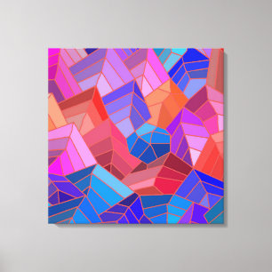 Fantasy Mountains View from the Sky Canvas Print