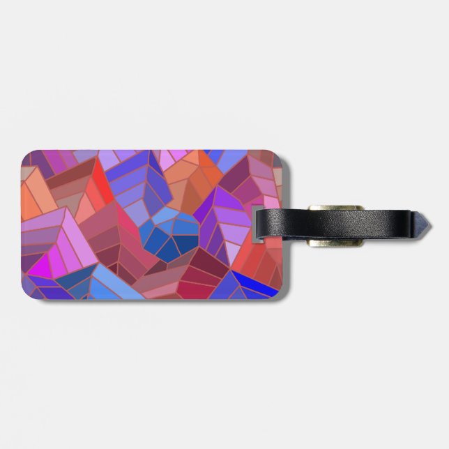 Fantasy Mountains View from the Sky Luggage Tag (Back Horizontal)